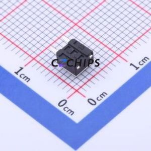 TS4538B3J Tactile Switch Through hole Component (THT) Switch Single Pole Single Throw Round Button 2.5N Right Angle Insert - Product Image 2
