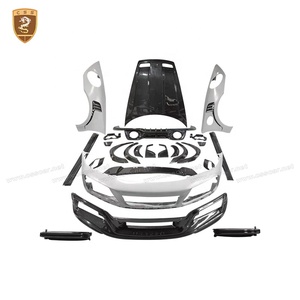 Kit carrosserie Te-Chart pour <span class=keywords><strong>Porsche</strong></span> 992 Turbo S : Lame de pare-chocs avant, diffuseur arrière, jupes latérales, extensions d'ailes, kits largeur de carrosserie - Product Image 1