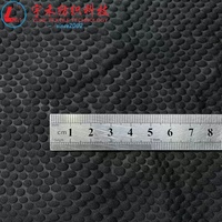Tejido de punto elástico 3D gofrado de 260GSM de poliéster y elastano teñido al por mayor para sofás, almohadas, camas para mascotas, etc.