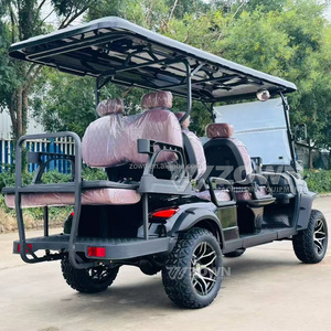 Voiturette de golf électrique multi-usages 6 places, batterie lithium 72V, idéale pour les centres de villégiature, les plages, les parcs, les villas et les terrains de golf - Product Image 3