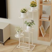 Support de plantes de balcon de luxe léger, étagère à plantes en métal multi-niveaux, étagère à plantes en fer gain de place