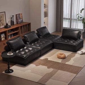 Hiện Đại Đơn Giản Hình Khối Lập Phương Một Chỗ Ngồi Sofa Căn Hộ Nhỏ Modular Kết Hợp Vuông Bọc Miếng Bọt Biển Cho Phòng Khách Đồ Nội Thất - Product Image 1