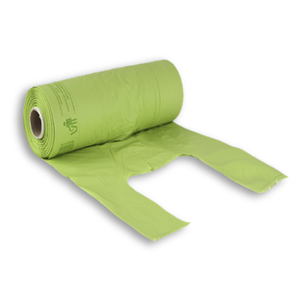 1 rotolo di sacchetti della spesa compostabili biodegradabili verdi 24 + pezzi 160 12x40 cm - Product Image 1