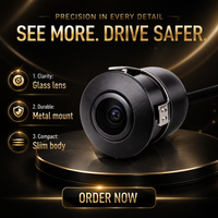 Caméra de recul AHD 1080P pour voiture, vision nocturne, étanche, noire, pour véhicule universel