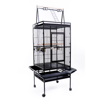Grande volière métallique amovible et empilable pour l'élevage de perroquets, pigeons et canaris, avec séparateur, personnalisable par le fabricant