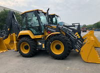 Wheel Backhoe Loader Multifungsi XC8-S3570 9.65Ton 1.3m Bucket Mesin Diesel Motor Pompa Gear Efisiensi Tinggi