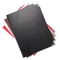 Accepter le livre de menu en plastique PVC personnalisé/dossier de liste de menus de bar/couverture de menu de restaurant