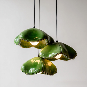 Minimalist White Shell Pendant Lamp LED Plastic Novelty <b>Shade</b> Soft Warm <b>Light</b> for Residential Ceiling Lighting - Product Image 3
