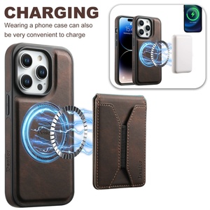 Funda Magnética de Cuero para Teléfono Denior con Soporte Desmontable para Tarjetas, Compatible con iPhone 16 15 14 13 12 - Product Image 6