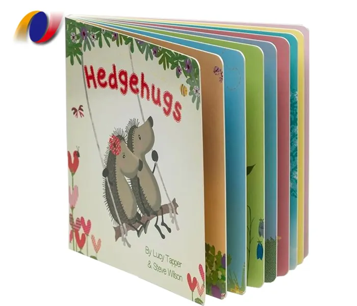 Children English Comic Story Books Full Color Customized Kids Hardcover Board Book Printing