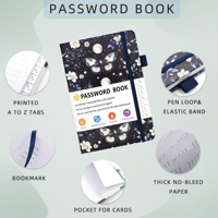 Carnet de notes premium 2026 en cuir personnalisé, relié cousu, pour organiser les comptes confidentiels