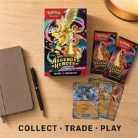 2026 Pokémon TCG M2.5 Ascended Heroes Booster Bundle Mega Evolution Dragonite Jeu de Cartes à Collectionner Anglais Scellé en Usine 6 Paquets