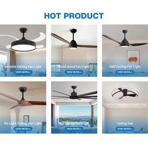 Nieuwe product huisdecoratie 48 inch omkeerbare motor huishoudelijke afstandsbediening stille luchtkoeling plafondventilator zonder verlichting - Product Image 4