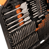 Kit de 246 forets multifonctions pour bois et métal, outils électriques, perceuse électrique, outils à main, pièces de réparation puissantes, 1 ensemble OEM robuste