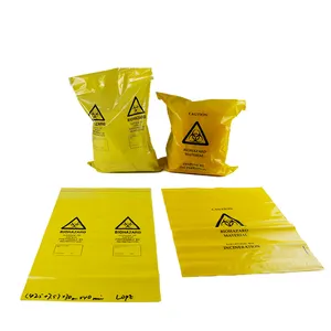 Logo Customized Biohazard Bags Autoclavable Medical Disposable Plastic Bags Polypropylene