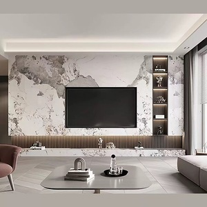 Paneles de Pared 3D de PVC/WPC Impermeables <span class=keywords><strong>Ashanti</strong></span>, Diseño de Láminas de Mármol, Bambú, Carbón Vegetal, PET, UV, para Apartamentos Modernos, Uso Doméstico - Product Image 4