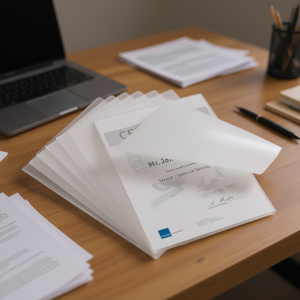 Film de plastification Schneider A5 125mic, pochette de protection transparente pour documents - Product Image 3