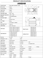 Servo Digital Programable A86BHM 8.4V 55KG 0.11Seg con Engranajes de Acero, Extra Fuerte, Sin Escobillas, Estándar