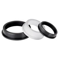 Gummi schnell montierte Schutzs pule Abdeckung Silikon ring Kunststoff runde Loch abdeckung Leder ring