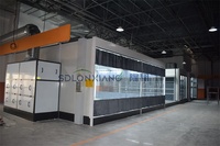 Cabine de peinture gonflable pour voiture avec éclairage LED 5,5 kW 380 V, filtre au sol, fournitures de peinture automobile