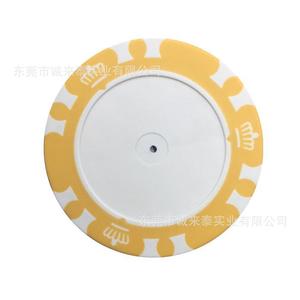 Jetons de poker personnalisés en <span class=keywords><strong>composite</strong></span> d'argile lourde Blank Crown avec noyau en fer, longs et courts, pour le Texas Hold'em - Product Image 3