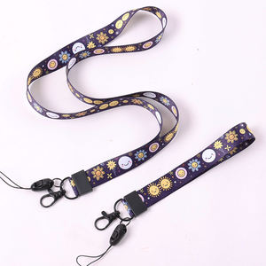 定制涤纶挂绳批发七彩展ID手机长绳短挂绳 - Product Image 1