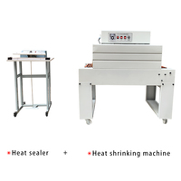 Machine de scellage et de rétraction semi-automatique à commande au pied, adaptée aux emballages de petites et moyennes boîtes cadeaux