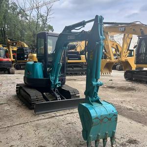 รถขุดขนาดเล็ก Kobelco SK35 มือสองคุณภาพสูง 3.5 ตัน 3 ตัน รุ่น SK35SR พร้อมห้องโดยสาร สำหรับงานจัดสวนและงานดิน - Product Image 5