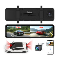 Caméra de tableau de bord 4K ADAS WIFI 12 pouces 2 canaux AI avec double objectif avant/arrière et vision nocturne BSD, caméra de voiture DVR