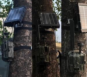 Caméra de chasse extérieure 12MP adaptée, alimentée par énergie solaire, 4G MMS, étanche, pour la faune - Product Image 6