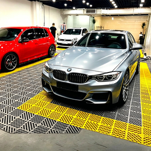 40x40cm Square PP <b>Plastic</b> Floor <b>Tiles</b> Anti-Skid Drain Holes Waterproof Water Resistant Eco-Friendly for Home Commercial Indoor - Product Image 6