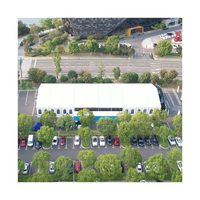 Nouvellement conception personnalisée 20x20 40X40 tente commerciale extérieure robuste 15 personnes bâche EventTent