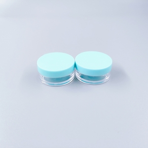 Cosmetici di lusso 5g/10g/20g che confezionano piccoli barattoli di plastica trasparenti mini - Product Image 2