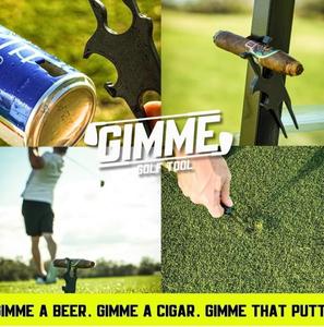 <span class=keywords><strong>Gimme</strong></span> Golf Multiherramienta con estación independiente Material de aleación de zinc con pinza para cigarros y reparador de césped al aire libre - Product Image 4