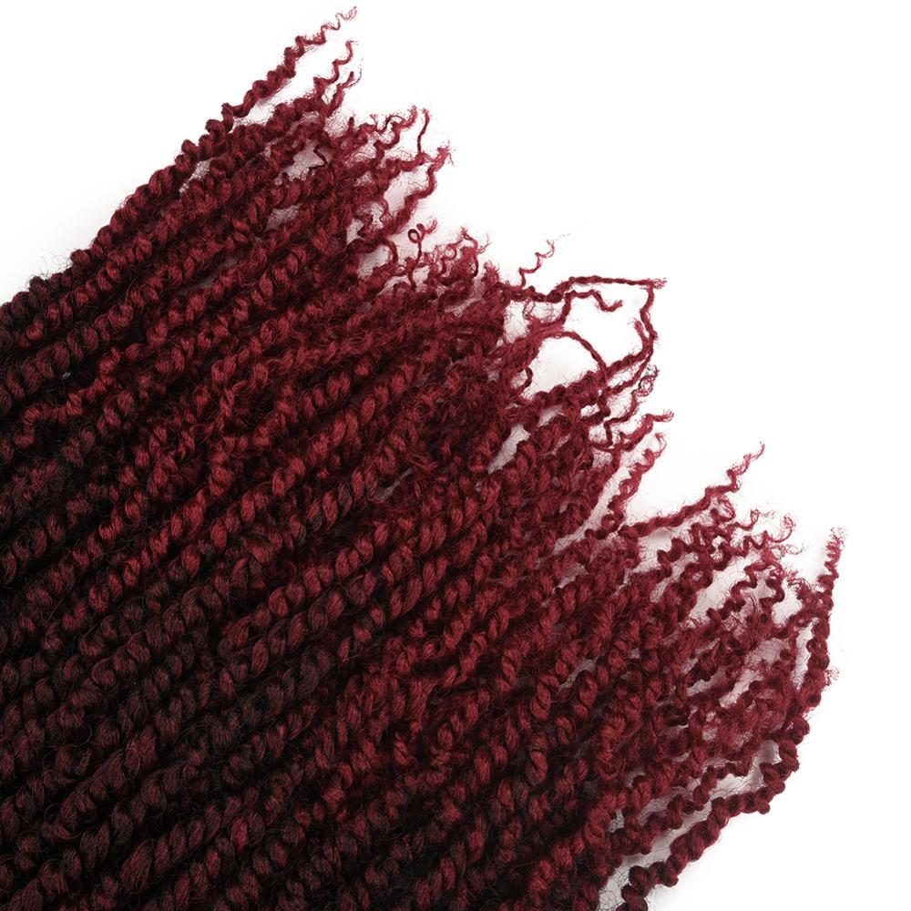 En gros Synthétique Pré-boucle Moelleux Passion Printemps Bombe Torsion Crochet Tresse Cheveux
