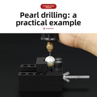 Aiguilles de perçage triangulaires à double tête en tungstène Muses Jewels pour perles, tailles 0,8-1,2 mm, pour la création de bijoux DIY