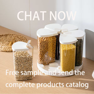 रसोई के लिए थोक प्लास्टिक अनाज भंडारण जार खाद्य क्रिस्पर फल भंडारण टैंक नमी-प्रूफ नूडल्स भंडारण कंटेनर - Product Image 6