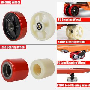 อะไหล่รถยกพาเลทแบบล้อเดินตาม ล้อเลื่อนไนลอนขนาดใหญ่ ขายดีจากโรงงาน - Product Image 3