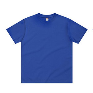 Camiseta Deportiva Casual de Verano para Hombre, 250 Gramos, Tejido de Doble Capa, Cuello Redondo, Algodón, Estampado con Patrón en Relieve, Transpirable - Product Image 4