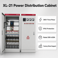 Armoire de distribution triphasée basse tension en acier GGD GCS 380V IP65 200A pour l'alimentation électrique des gares ferroviaires et des aéroports