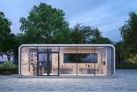 Maisons préfabriquées extérieures et immeubles de bureaux mobiles conçus sur mesure pour les cafés Desserts et les cabines Apple