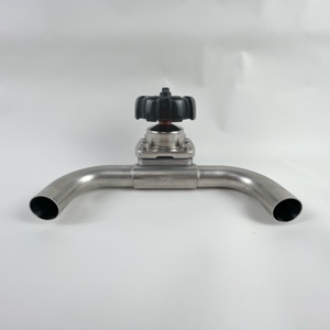 İlaç endüstrisi için PTFE EPDM contalı asit ve gaz ortamı için SUS316 pnömatik kontrol diyafram valf - Product Image 3