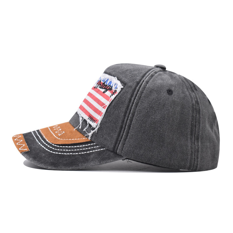 cappellino da baseball in lino e cotone con logo ricamato blu navy Pal Zileri | Shop Online