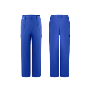 Gran oferta de pantalones de trabajo FR resistentes al fuego, pantalones de soldadura de seguridad con múltiples bolsillos para hombres - Product Image 2