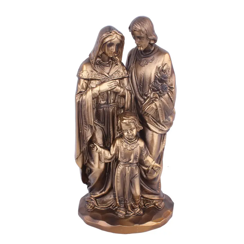 Estatua de Jesús para decoración religiosa, escultura de Santa padre, ornamento, icono de hogar, regalos religiosos, oración