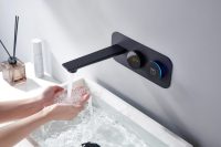 STEPON, fabricant depuis 26 ans, OEM ODM, robinet de salle de bain F6 avec capteur, mode eau chaude et froide, robinet thermostatique automatique à LED