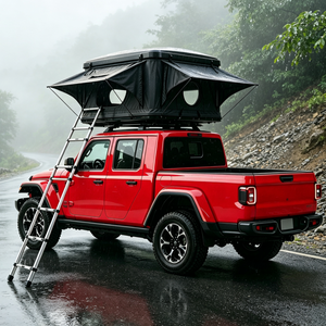 Tente de voiture compacte, légère, respirante, en ABS, avec armature droite, idéale pour les aventures, les voyages et les excursions par temps de pluie - Product Image 1