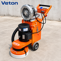 Meuleuse à béton industrielle à faible entretien pour finition professionnelle, machine d'ingénierie électrique portable