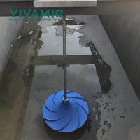 Mélangeur hyperboloïde pour réservoirs de nitrification et de dénitrification Mélangeur submersible pour eaux usées