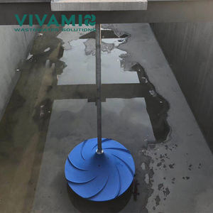 Nitrifikasyon ve denitrifikasyon tankları için hiperboloid karıştırıcı dalgıç atıksu mikseri - Product Image 6